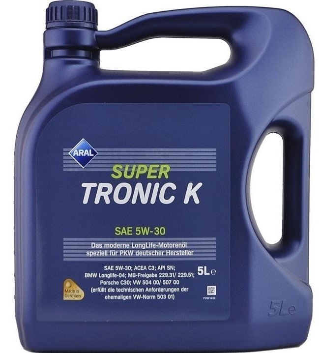 Масло моторное синтетическое SuperTronic K 5W-30, 5л (Modern Ling Life)
