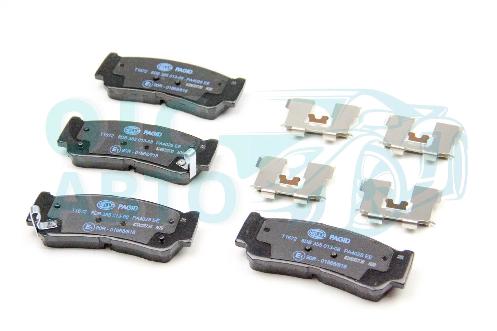 Тормозные колодки зад. Hyundai Santa Fe 06-12 (mando) (118,6x47x15,6)